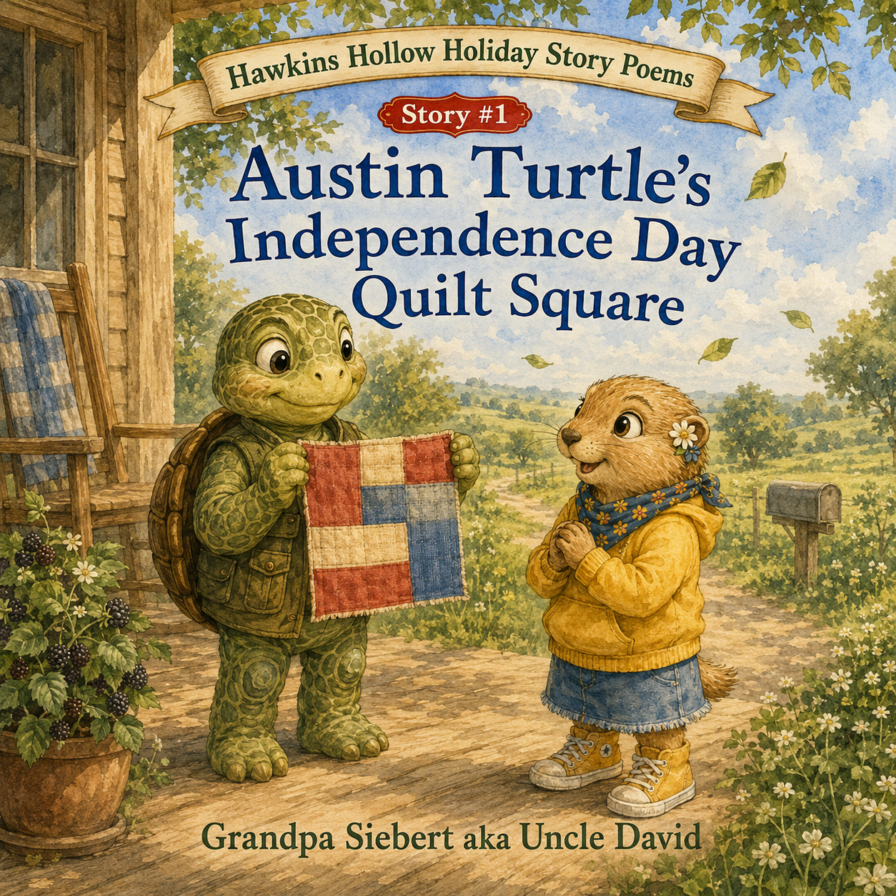 Cover image for Austin Turtle’s Independence Day Quilt Square